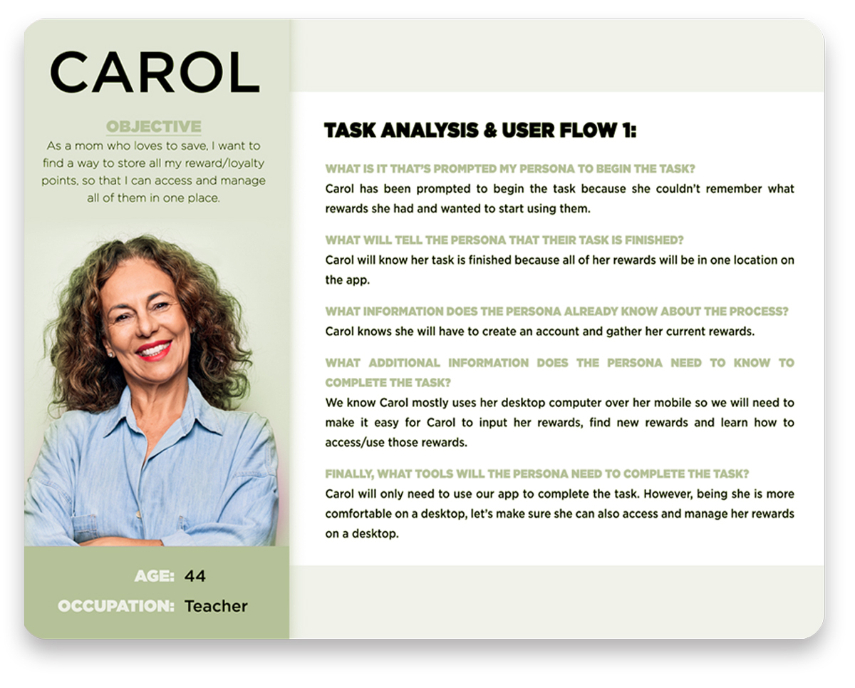 Carol First Objective